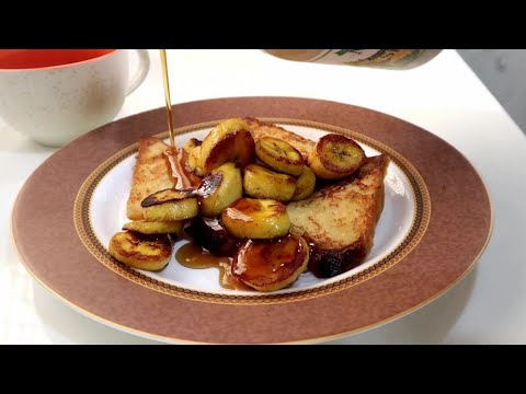 Caramel Banana French Toast with Cappuccino – Yummy Tummy Aarthi Caramel Banana French Toast with Cappuccino - Yummy Tummy Aarthi