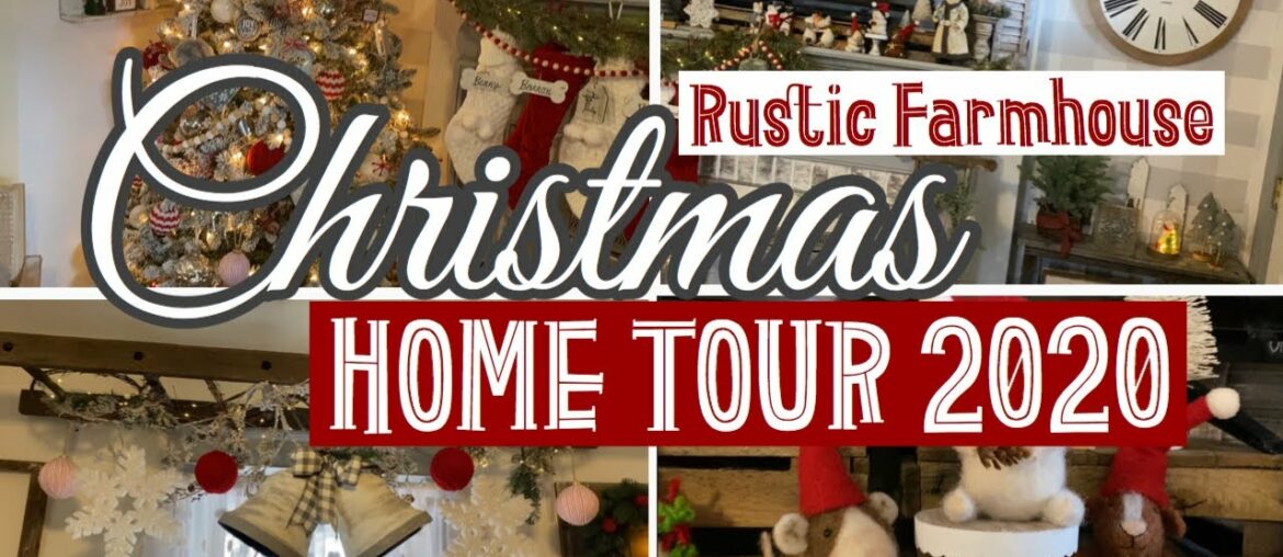 Christmas Home Tour 2020 – Part 2 | Rustic Farmhouse Living Room & Dining Room Christmas Home Tour 2020 - Part 2 | Rustic Farmhouse Living Room & Dining Room