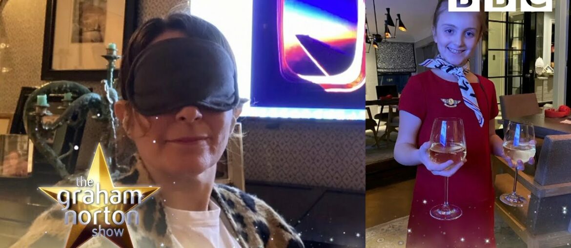 Tina Fey’s kids gave her an airline dining experience at home! | The Graham Norton Show – BBC Tina Fey’s kids gave her an airline dining experience at home! | The Graham Norton Show - BBC