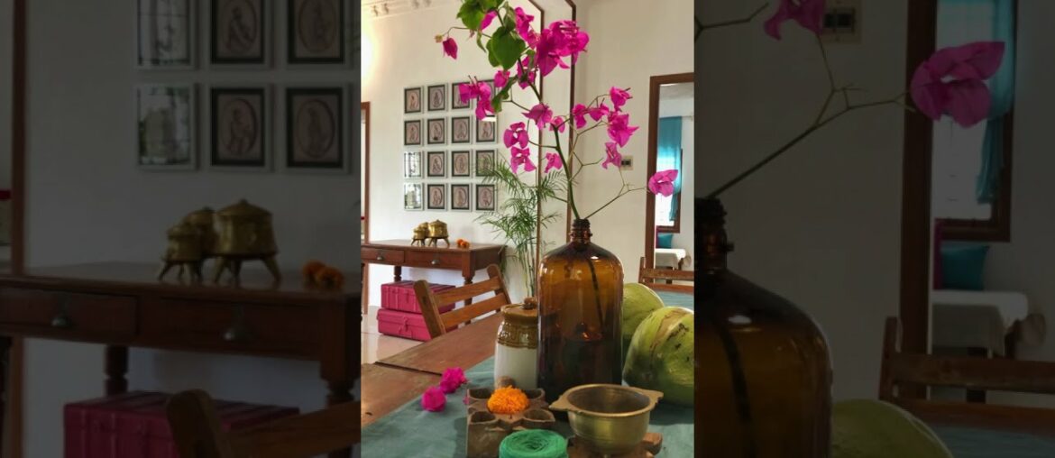 Indian Home Tour : Tour Of A Beautiful Pondicherry Home : Vintage Indian Home Tour  Home Decor Ideas