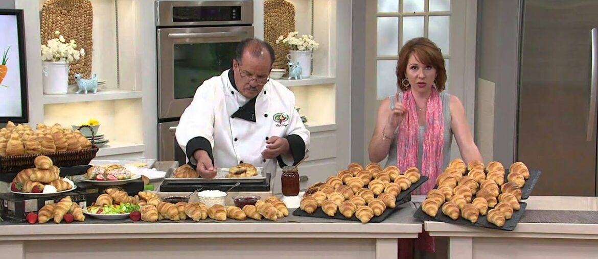 Ship Week 3/23 Authentic Gourmet (24) French Butter Croissants with Sharon Faetsch