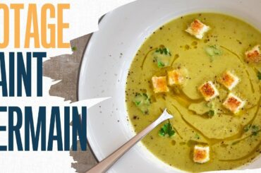 Potage saint Germain a classic French style comfort split pea soup