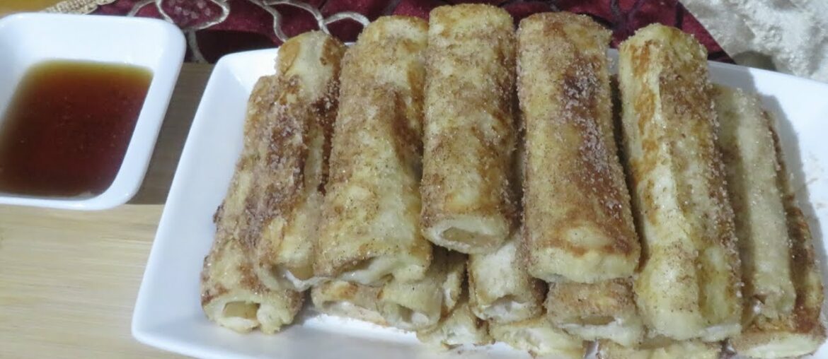 French Apple cinnamon toast Roll Recipes. Very Easy and simple recipe. French Apple cinnamon toast Roll Recipes. Very Easy and simple recipe.
