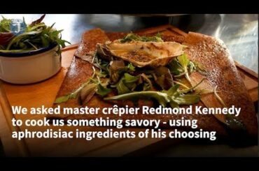 Want to learn how to make a gourmet savoury crepe this Valentine's Day?