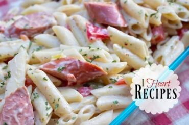 Dollar Tree Gourmet| Creamy Jambalaya Pasta| Cheap Meals - I Heart Recipes