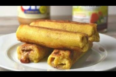 Peanut Butter French Toast | Rolls Ups | Breakfast Recipe | Urdu | Hindi | Saas Bahu Ka Kitchen