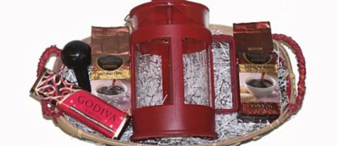 Coffee Lovers Mother's Day Godiva Coffee French Press Gourmet Gift Basket Coffee Lovers Mother's Day Godiva Coffee French Press Gourmet Gift Basket