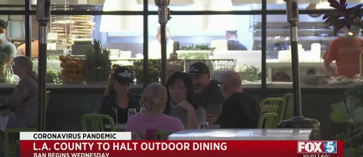 L.A. County To Suspend Outdoor Dining