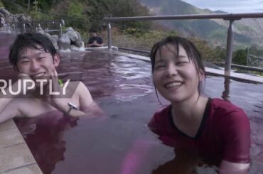 Wine lovers bathe in Beaujolais at this unique Japanese red wine spa
