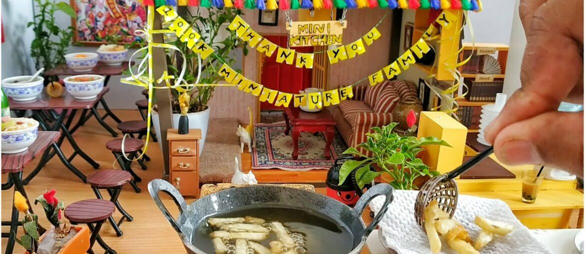 Miniature Potato – Crispy French Fries | Potato fries | Miniature Cooking #minikitchen Miniature Potato - Crispy French Fries | Potato fries | Miniature Cooking #minikitchen