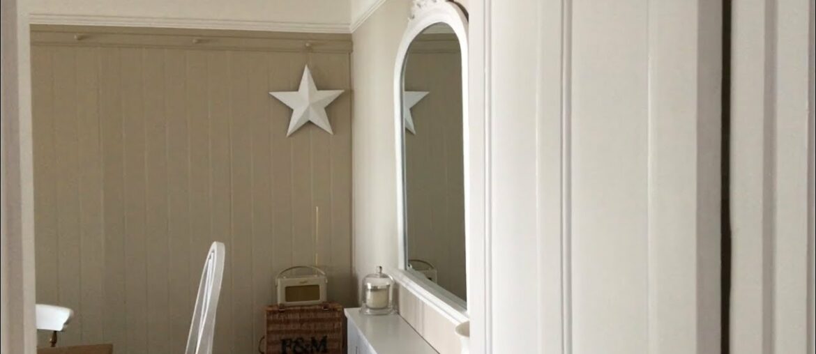 Dining room/conservatory decor update including my diy panelling