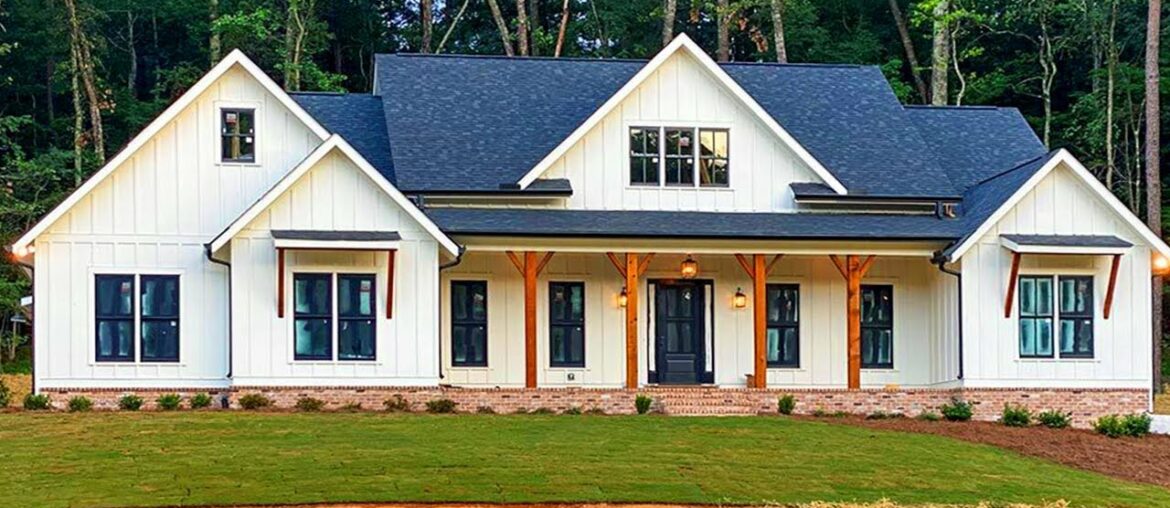 Luxury 51814HZ Expanded 3-Bed Modern Farmhouse with Optional Bonus Room Luxury 51814HZ Expanded 3-Bed Modern Farmhouse with Optional Bonus Room