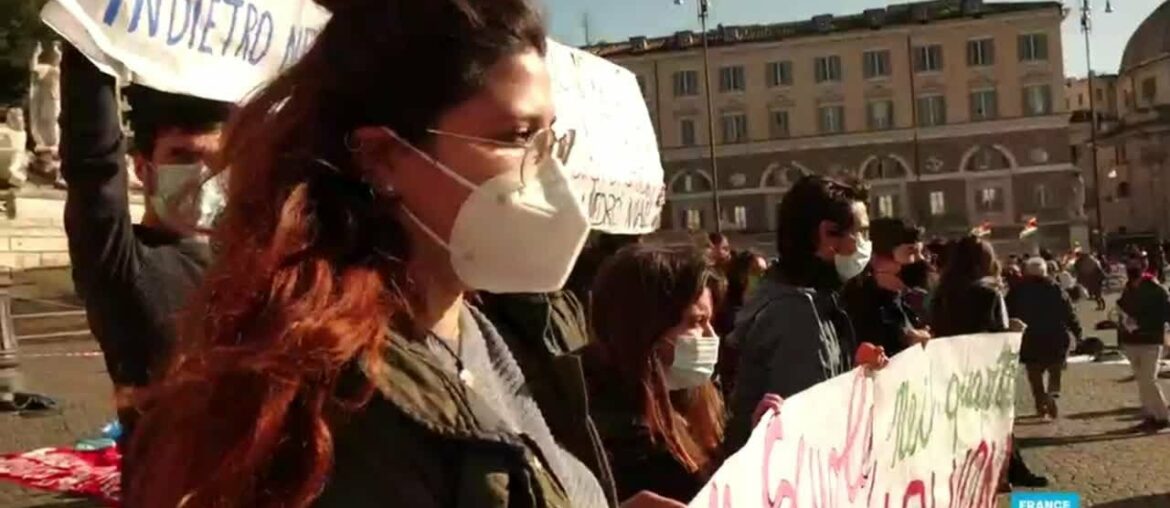 In Italy, 'Covid generation' denounces lack of means allocated to education