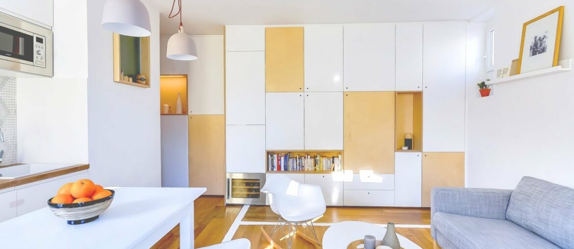 Small Paris Apartment Maximizes Space With Clever Interior Layout | Living Design For A Tiny House