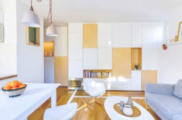 Small Paris Apartment Maximizes Space With Clever Interior Layout | Living Design For A Tiny House