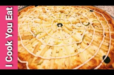 French Fries Pizza / Easy Eggless Pizza Recipe By  I Cook You Eat