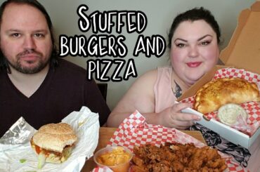 CALZONE, NUTELLA PIZZA, BLOOMING ONION, BURGER AND FRIES MUKBANG