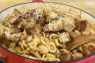 How To Make French Onion Pasta + Cheesy Croutons | One-Pot Recipe | Rachael Ray