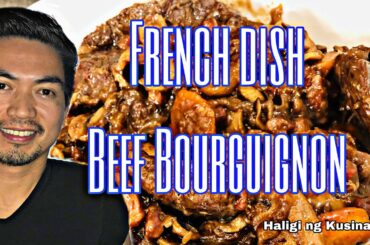 French Dish Beef Bourguignon