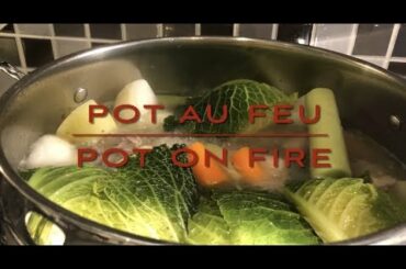 Pot on fire/ Pot au feu. French recipe