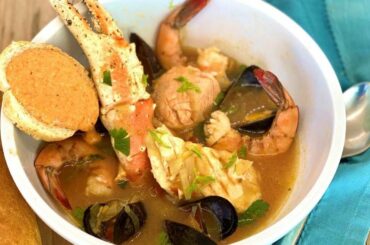 Easy Bouillabaisse with Rouille