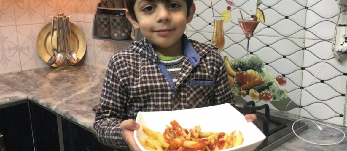 Crispy French fries Recipe - Little Chef Making Homemade crispy fries recipe.