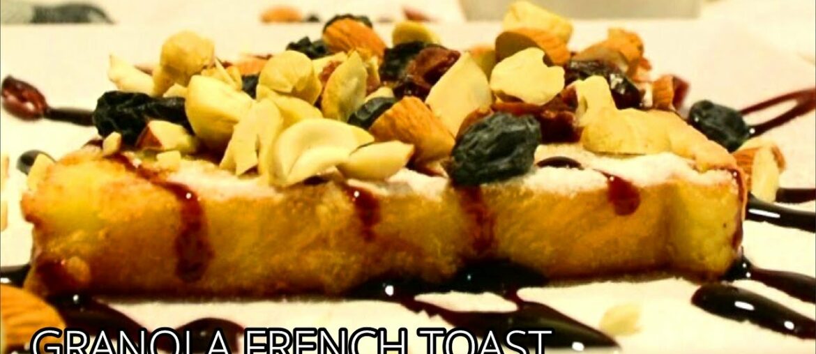 Granola French Toast One min Breakfast Recipe |Winter special | The Stylist Food|Short Video Granola French Toast One min Breakfast Recipe |Winter special | The Stylist Food|Short Video