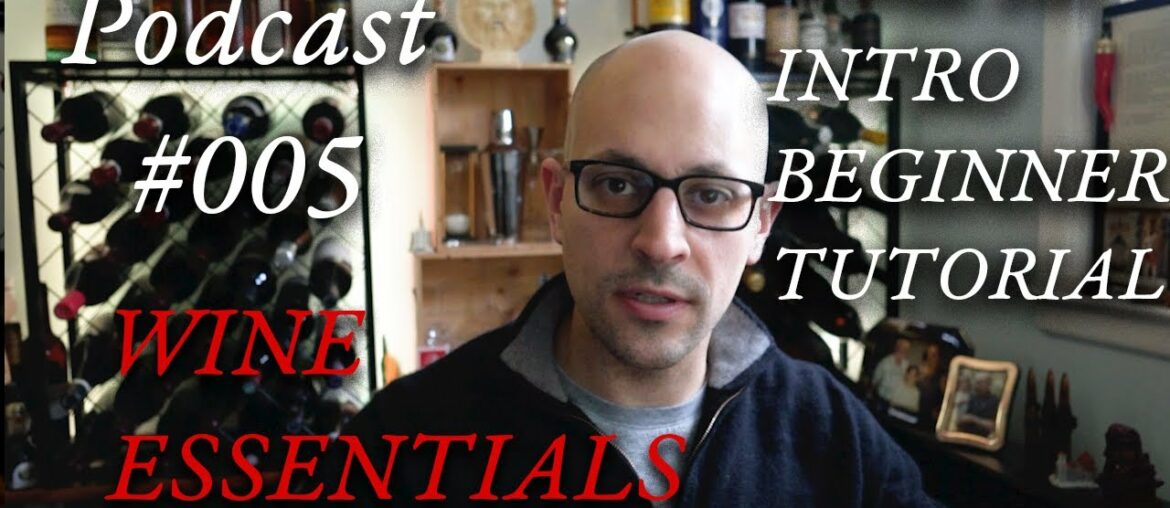 Podcast #005 | WINE ESSENTIALS 101 INTRO BEGINNER TUTORIAL