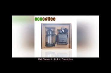 Best Seller  Ecocoffee Coffeeware Set 350ml French Press Manual Coffee Grinder DIY Household Coffee