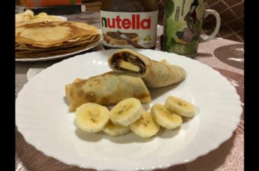French Banana pancake(crepes)