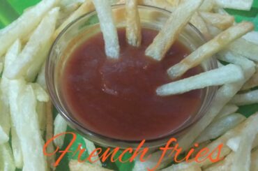 How to make crispy french fries recipe/home made perfect french fries.
