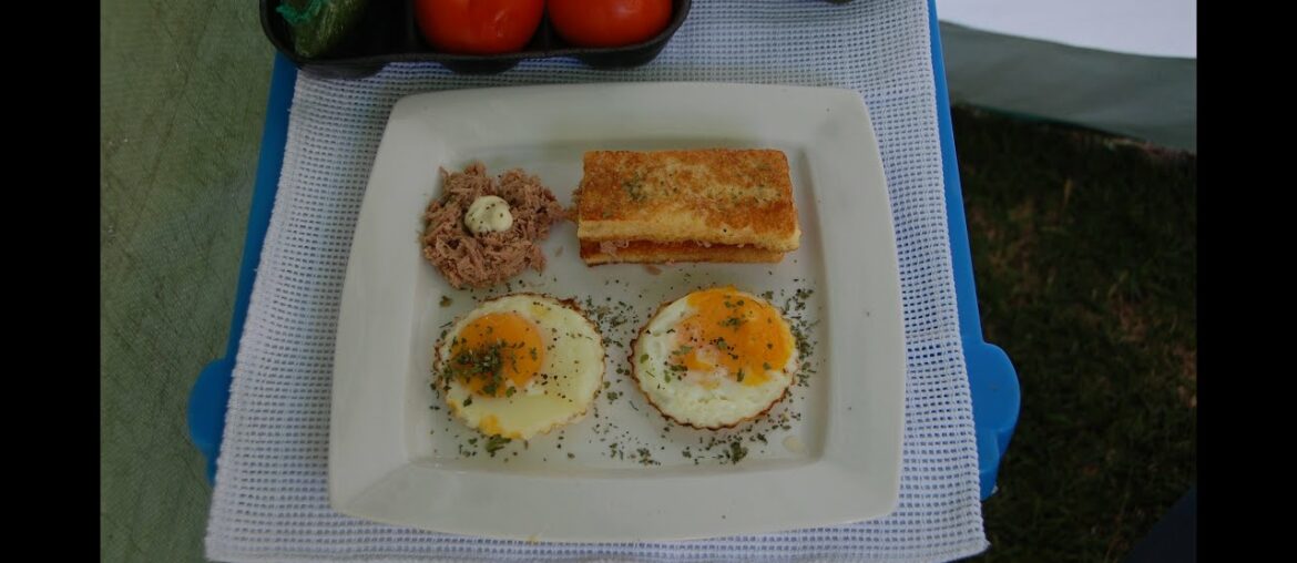 Gourmet restaurant dish Breakfast or Starter cooked in the African Bush