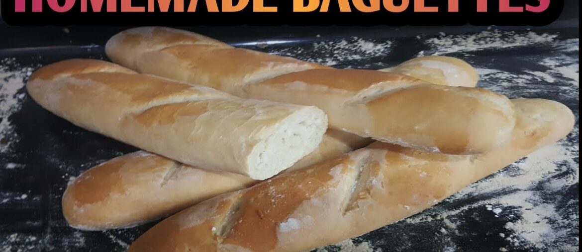HOW TO MAKE FRENCH BAGUETTES AT HOME / EASY RECIPE