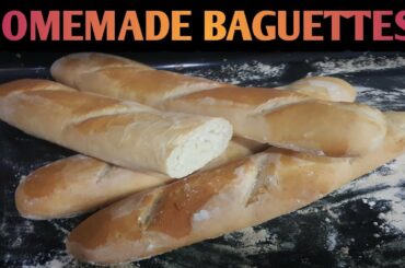HOW TO MAKE FRENCH BAGUETTES AT HOME / EASY RECIPE