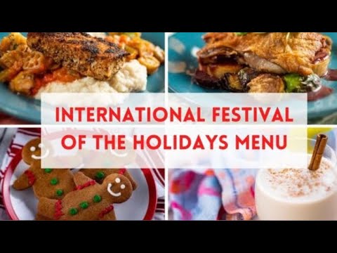 EATING EVERY FOOD AT EPCOT FESTIVAL OF THE HOLIDAYS (SHOWPLACE ,FRANCE AND L'CHAIM) EATING EVERY FOOD AT EPCOT FESTIVAL OF THE HOLIDAYS (SHOWPLACE ,FRANCE AND L'CHAIM)