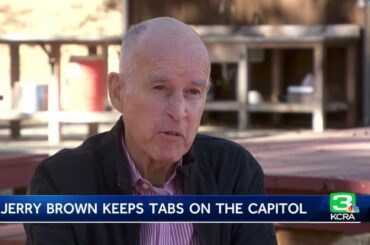 Former Gov. Jerry Brown reacts to Newsom's French Laundry dinner