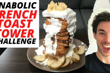 Eating EPIC FRENCH TOAST Food Challenge - Man Vs Food | Cheat Meal