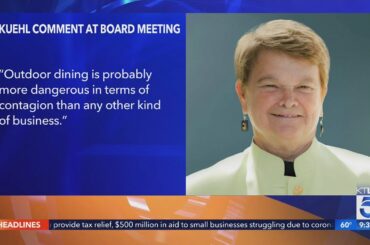 L.A. County Supervisor Kuehl's office responds to criticism over dining out