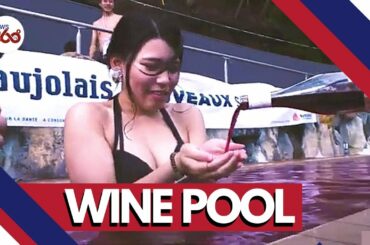 Japan's annual Beaujolais bath | Unique red wine spa- News 360 Tv