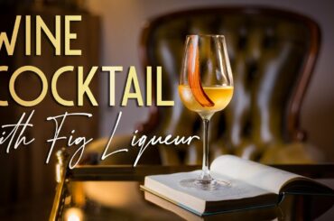 WINE cocktail recipe | CHOCOLATE paint in a drink