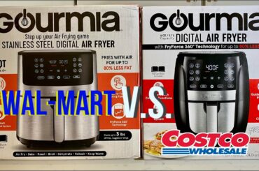 WALMART vs COSTCO GOURMIA AIR FRYER comparison | how to use 2020 Black Friday Sale