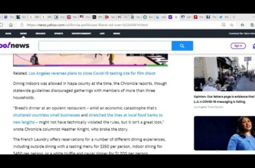 Fine dining at the French Laundry