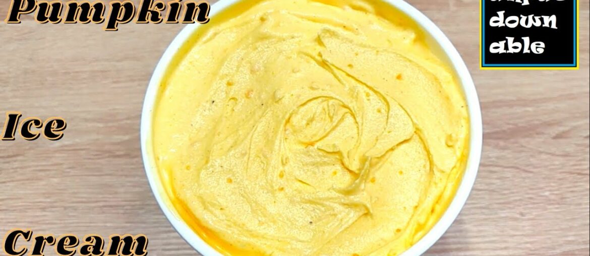 Real Quality Homemade PUMPKIN ICE CREAM from scratch! French Style Recipe w/ Demonstration