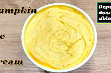 Real Quality Homemade PUMPKIN ICE CREAM from scratch! French Style Recipe w/ Demonstration