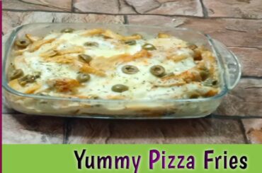 How To Make Pizza Fries At Home || Pizza Fries Recipe || Pizza French Fries