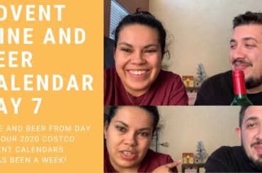 Advent wine and Beer Calendar day 7/ Syrah red wine from France and Another hoppy beer.