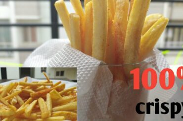 crispy french fries recipe/homemade french fries/how to make french fries/perfect french fries recip
