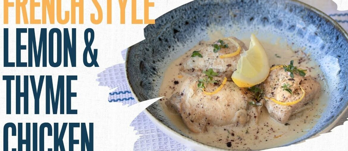 French style lemon chicken with a native Australian spices (lemon myrtle & pepper berries)