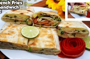 French Fries Sandwich | Easy Recipe | Unique Sandwich Recipe | Street Food | By Food Mania