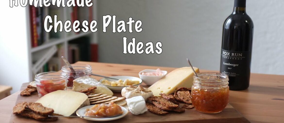 Homemade Cheese Plate Ideas | How to Pickle Fruit | Gourmet Fruit and Seedy Crackers Recipe